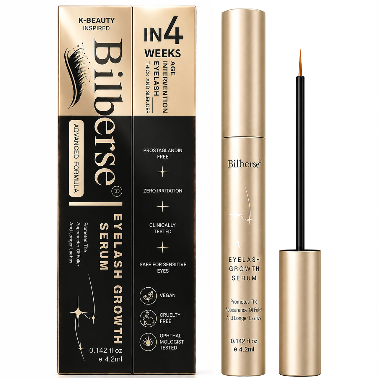 Bilberse Lash Serum Peptide Complex Biotin PG-Free 4.2mL （Premium Series）