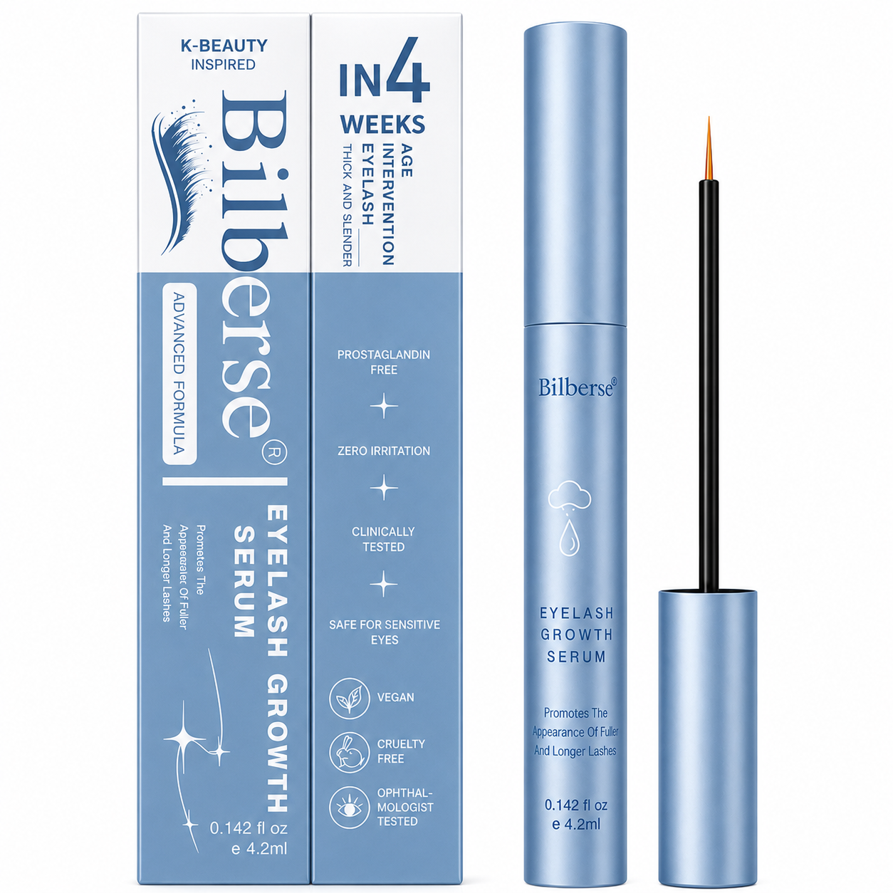 Bilberse Lash Serum Peptide Complex Biotin PG-Free 4.2mL（Vegan）