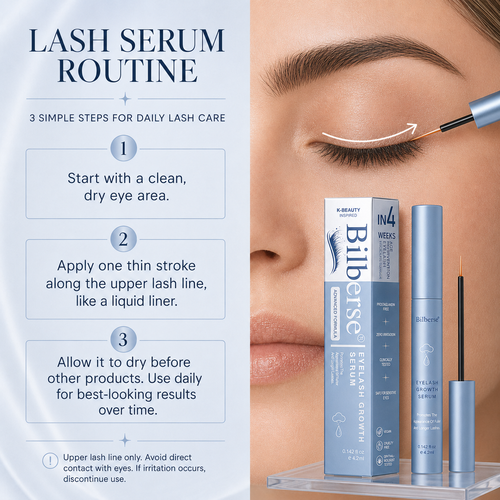 Bilberse Lash Serum Peptide Complex Biotin PG-Free 4.2mL（Vegan）