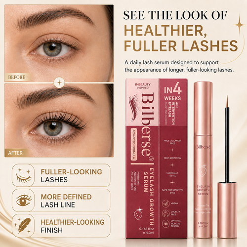 Bilberse Lash Serum Peptide Complex Biotin PG-Free 4.2mL（Girlish）